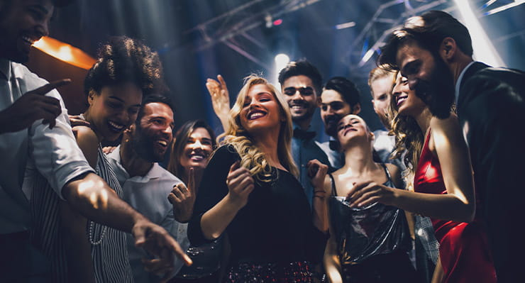 Group of People Dancing in Colusa Casino Resort