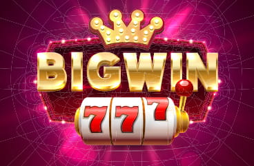 Big Win 777 Sign With Crown
